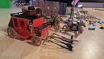 Playmobil Western set - Fort, Postkoets & Figuren!, Ophalen, Gebruikt, Los playmobil
