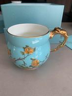 Chinese porseleinen bladgouden mok., Huis en Inrichting, Keuken | Servies, Nieuw, Ophalen of Verzenden, Overige stijlen, Kop(pen) en/of Schotel(s)