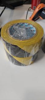 Vloertape, zwart en zwart geel. Nieuw in verpakking, Ophalen of Verzenden, Zo goed als nieuw, Overige typen