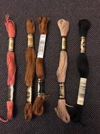 borduurgaren DMC bruin 356 - 433 - 841, Ophalen of Verzenden, Nieuw, Handborduren, Borduurgaren of Zijde