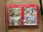 Anton Pieck Puzzels - 2 x 1000 stukjes, Ophalen of Verzenden, Zo goed als nieuw, Legpuzzel