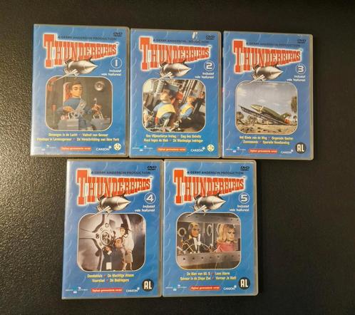 Thunderbirds dvd's 5 delen., Cd's en Dvd's, Dvd's | Avontuur, Zo goed als nieuw, Ophalen of Verzenden