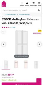 Stock kledingkast Nieuw in verpakking, Huis en Inrichting, Kasten | Kledingkasten, Ophalen, Nieuw