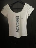 Moschino top 34, Wit, Ophalen of Verzenden, Zo goed als nieuw, Korte mouw