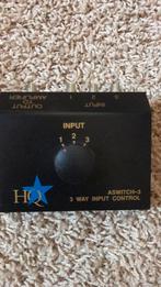 HQ aswitch-3  3 way input control, Ophalen of Verzenden, Zo goed als nieuw
