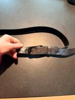 Echt leren riem 85 cm met slangen print, Ophalen of Verzenden, Zo goed als nieuw