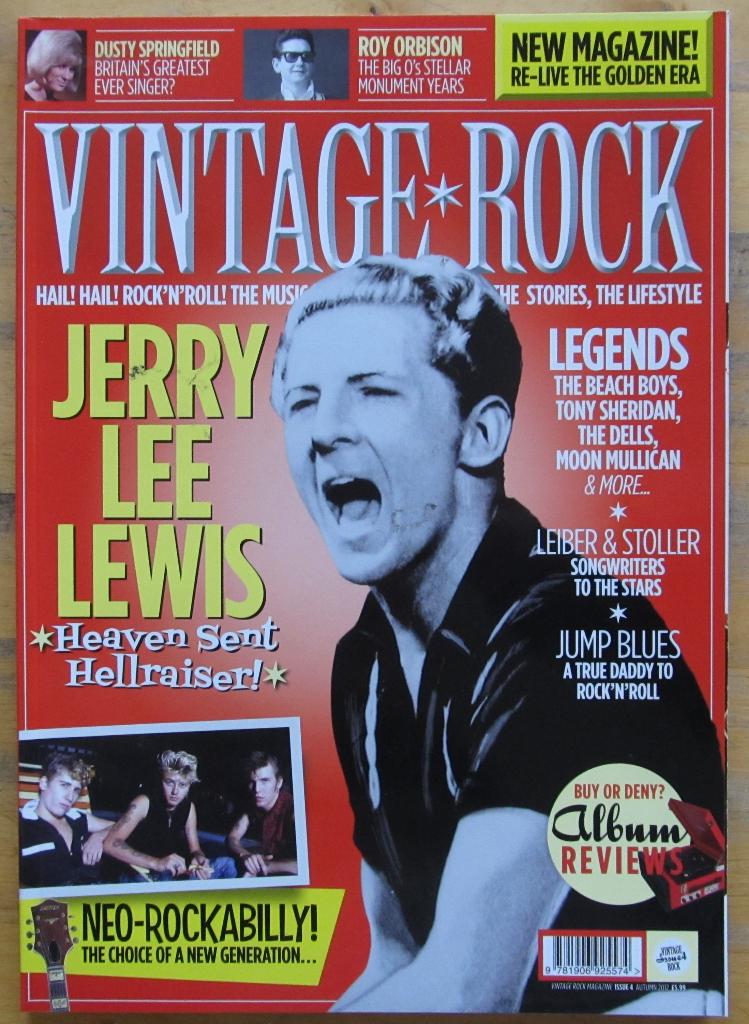 Vintage Rock # 4 JL Lewis Orbison Dusty Springfield Burnette, Verzamelen, Tijdschriften, Kranten en Knipsels, Tijdschrift, Buitenland