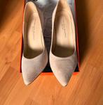Brenda Zaro hoge pumps in zacht roze suède maat 38 leder, Pumps, Verzenden, Zo goed als nieuw, Roze