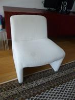 wit boucle fauteuil, nieuwstaat, van Jysk meubels,, Ophalen, Minder dan 75 cm, Zo goed als nieuw, 50 tot 75 cm