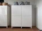 kast (nieuwstaat, hoogglans wit), Huis en Inrichting, Kasten | Kledingkasten, Ophalen of Verzenden, Zo goed als nieuw, 25 tot 50 cm