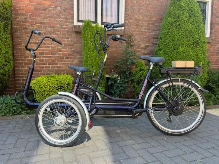 Huka Copilot 3 Mature 26", nieuwe elekt. ondst. Nieuw 12mnd, Fietsen en Brommers, Fietsen | Driewielfietsen, Zo goed als nieuw