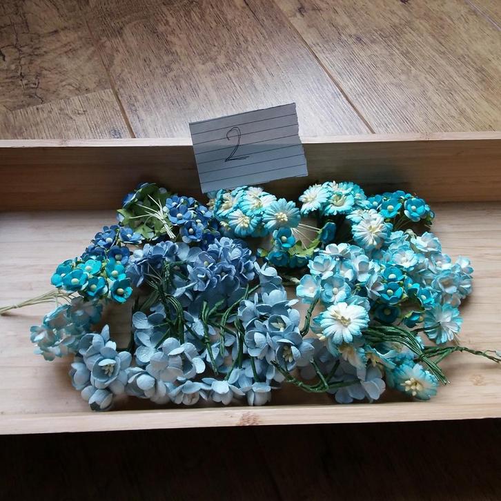 Paperflowers  bloemetjes oa voor kaarten 2, Hobby en Vrije tijd, Scrapbooking, Nieuw, Ophalen of Verzenden