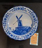 Delfts Blauw Wandbord Flora Keramiek Molen Woerden, Antiek en Kunst, Ophalen of Verzenden
