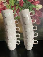 10 crèmekleurige Douwe Egberts kopjes, Ophalen of Verzenden, Zo goed als nieuw, Overige stijlen, Kop(pen) en/of Schotel(s)