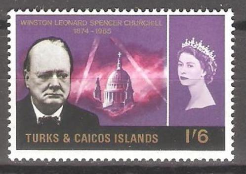 Turks & Caicos Isl Postfris SG 265 Churchill Omnibus 1965, Postzegels en Munten, Postzegels | Amerika, Postfris, Midden-Amerika