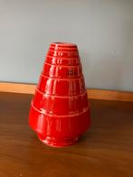 Kahler Kaarsenstandaard, Ophalen of Verzenden, Minder dan 50 cm, Rood, Glas