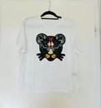 Shein tshirt - shirt - maat xl - nieuw - wit blauw luipaard, Kleding | Dames, Wit, Maat 46/48 (XL) of groter, Nieuw, Ophalen of Verzenden