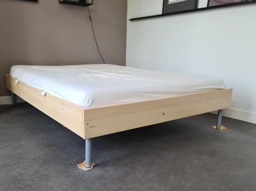 Ikea Dokka bed 2 persoons, Huis en Inrichting, Slaapkamer | Bedden, Gebruikt, Eenpersoons, 140 cm, 200 cm, Hout, Overige kleuren