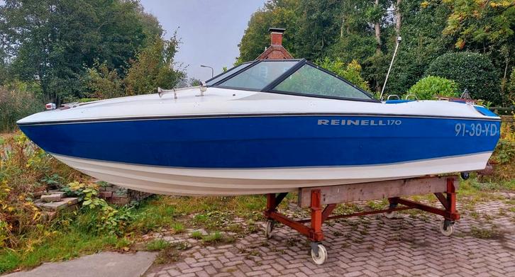 Mooie Reinell 170 met werk aan motor. OMC 4Cilinder, Watersport en Boten, Speedboten, Gebruikt, 3 tot 6 meter, Benzine, 120 tot 200 pk
