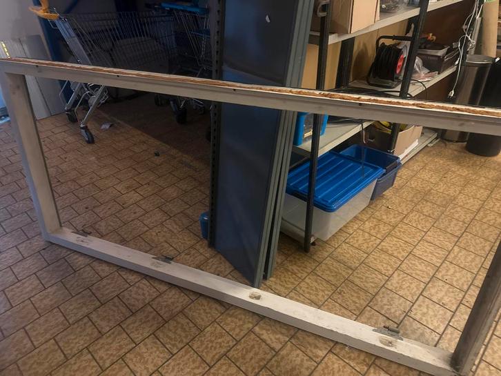 Houten deurkozijn, Doe-het-zelf en Verbouw, Deuren en Horren, Gebruikt, Binnendeur, 215 cm of meer, 100 tot 120 cm, Hout, Ophalen