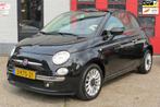 Fiat 500 0.9 TwinAir Lounge AUTOMAAT, AIRCO ,PANO DAK, Euro 5, 86 pk, Gebruikt, Zwart