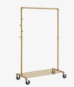Goudkleurige Kledingrekken met Tassenknoppen - 5 stuks, Kleding | Dames, Kledingrekken, Ophalen, Met wielen, Nieuw