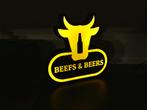 Beefs & Beers, Ophalen of Verzenden, Nieuw, Lichtbak of (neon) lamp