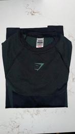 Gymshark ONYX Long Sleeve Shirt - Maat S - Nieuw!, Fitness, Zwart, Nieuw, Ophalen of Verzenden