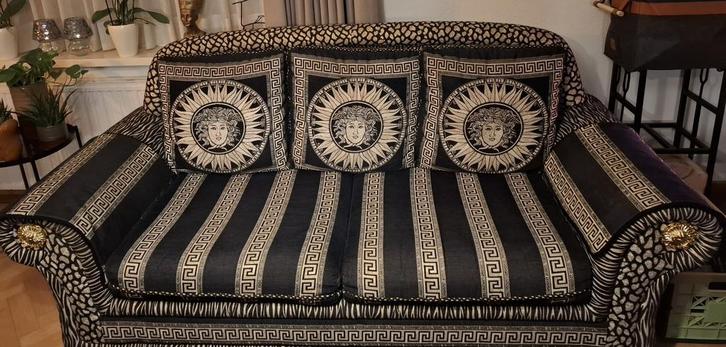 Klassieke bank, Huis en Inrichting, Banken | Bankstellen, Gebruikt, 75 tot 100 cm, Ophalen of Verzenden