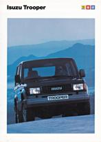 Brochure Isuzu Trooper 1991 DUITSLAND, Opel, Ophalen of Verzenden, Opel, Zo goed als nieuw