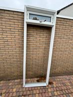 Kozijn met deur, Doe-het-zelf en Verbouw, Kozijnen en Schuifpuien, Kunststof, Gebruikt, Deurkozijn, 225 cm of meer