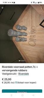Riverdale Voorraadpotten 7x Grijs, Ophalen of Verzenden, Gebruikt