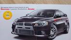 Zwitserland Mitsubishi Lancer Evolution Arashi folder, Boeken, Auto's | Folders en Tijdschriften, Ophalen of Verzenden, Zo goed als nieuw