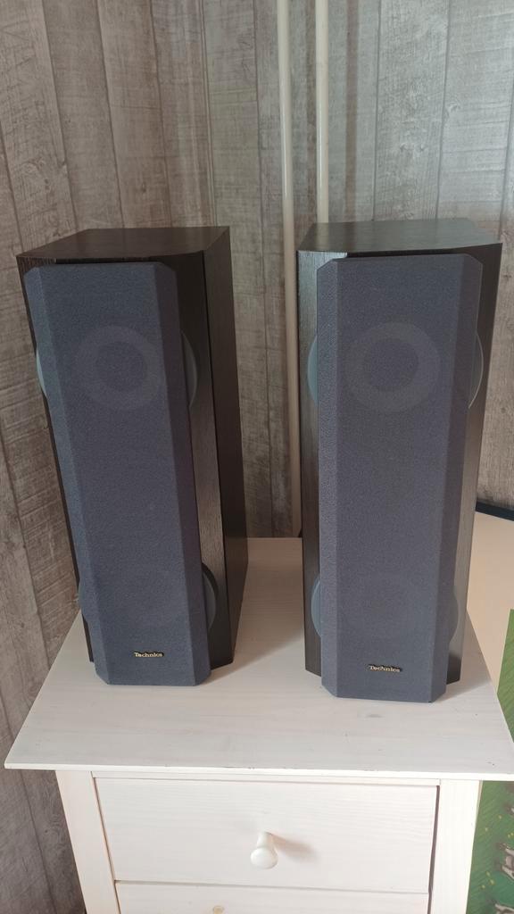 Technics SB-CA11 luidsprekers, Audio, Tv en Foto, Luidsprekers, Gebruikt, Front, Rear of Stereo speakers, 60 tot 120 watt, Overige merken