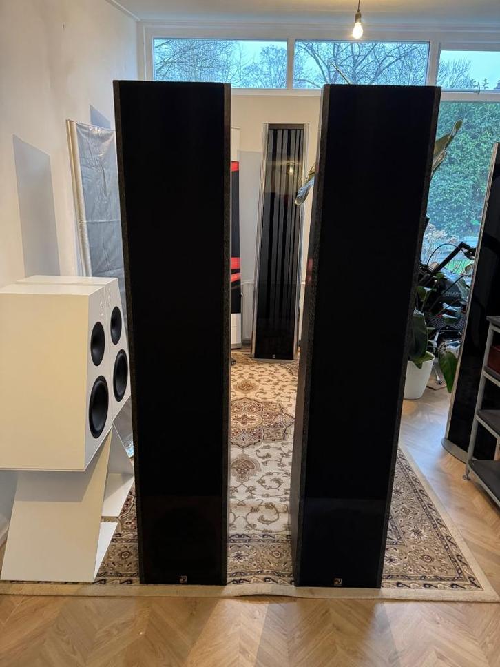 BKS 175 hybride electrostatische luidsprekers, Audio, Tv en Foto, Luidsprekers, Gebruikt, Front, Rear of Stereo speakers, 120 watt of meer