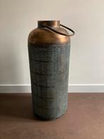 Grote Vaas Pot Windlicht metaal., Huis en Inrichting, Woonaccessoires | Vazen, Ophalen, Overige materialen, Overige kleuren, 50 tot 75 cm