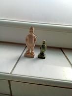 2 bartje beelden ongeveer 9,5 cm en 5,5 cm alleen in 1 koop, Antiek en Kunst, Ophalen of Verzenden