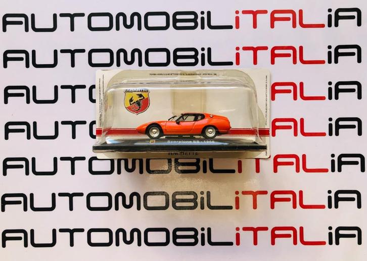 Fiat Abarth Scorpione SS 1968 arancia schaal 1:43, Hobby en Vrije tijd, Modelauto's | 1:43, Nieuw, Auto, Overige merken, Ophalen of Verzenden