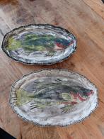 2 stuks aardewerk serveer schalen vis Zara Home, Huis en Inrichting, Woonaccessoires | Schalen en Manden, Schaal, Zo goed als nieuw