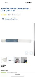 Nieuw Rol Glasvlies Behang, Ophalen of Verzenden, Nieuw, Wit