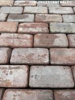 800m2 rood paars gemêleerd gebakken klinkers keiform.10duims