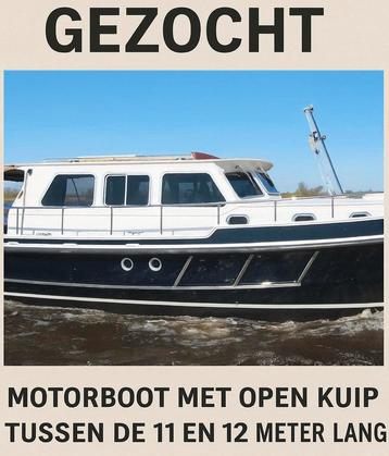 Gezocht ! Open kuip motorboot tussen de 11 en 14 meter lang beschikbaar voor biedingen