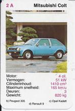 c300 autokaartje 2a mitsubishi colt, Verzenden, Zo goed als nieuw, Auto's