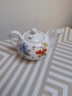 Theepot met bloemenmotief, Ophalen of Verzenden, Zo goed als nieuw