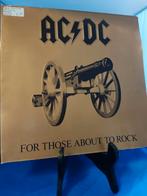 AC DC - For Those About To Rock, Cd's en Dvd's, Vinyl | Hardrock en Metal, Ophalen of Verzenden, Zo goed als nieuw