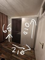 Grijs zwarte kledingkast met schuifdeuren zie omschrijving, Huis en Inrichting, Kasten | Kledingkasten, 200 cm of meer, Ophalen of Verzenden