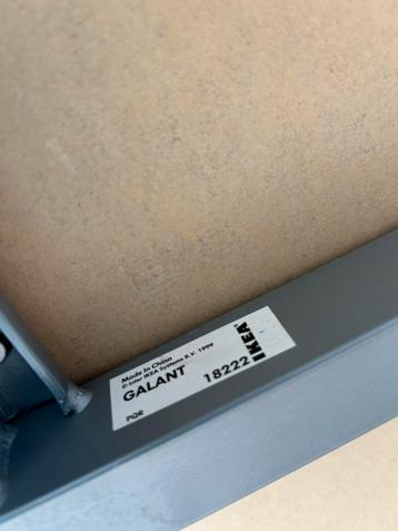 Ikea galant zwart bureau 160 / 80 cm - afbeelding 2