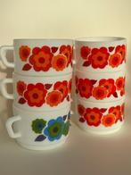 Arcopal Lotus grote koffiekoppen 6 stuks, Glas of Glazen, Ophalen of Verzenden, Overige stijlen, Glas