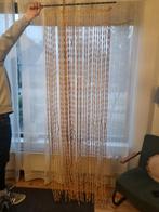 Vintage Vliegengordijn Maisbladeren 75x200cm, Gebruikt, Vintage, Bruin, 150 tot 200 cm