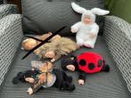 4 nieuwe zgan Anne Geddes baby poppen konijn vlinder etc, Ophalen, Nieuw, Babypop